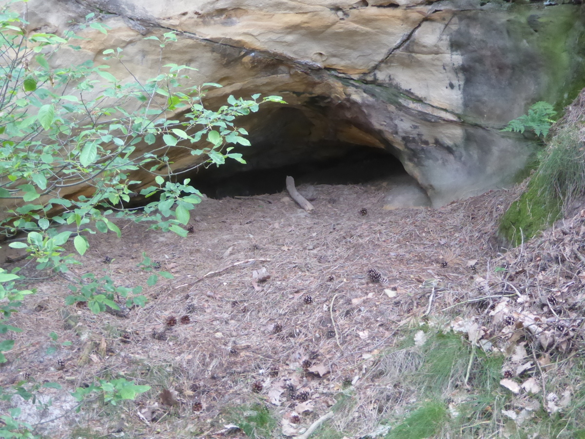 Höhle unter dem kleinen Tyrstein