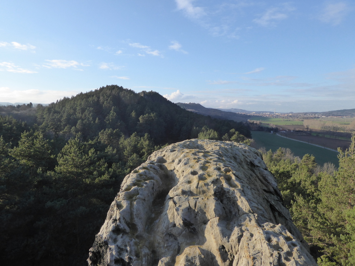 Blick über den Kopf gen Teufelsmauer im  Westen