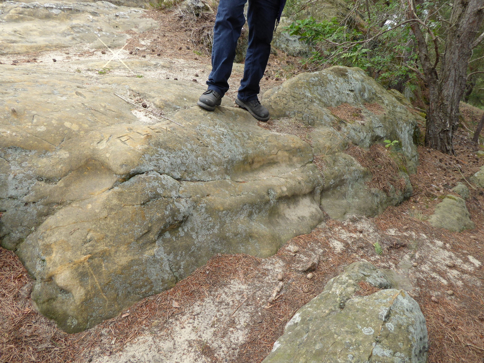 eine weitere kurze Treppe