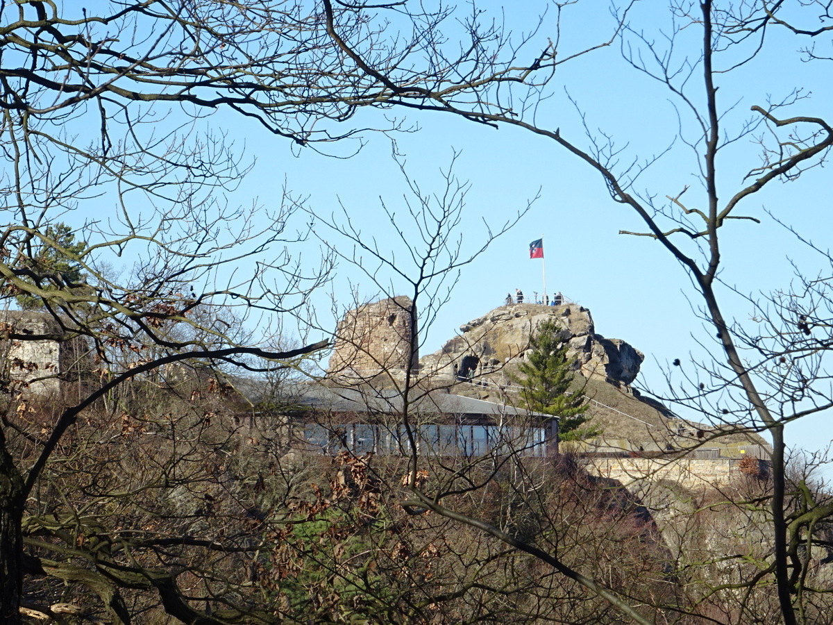 Blick auf die Burg Regenstein