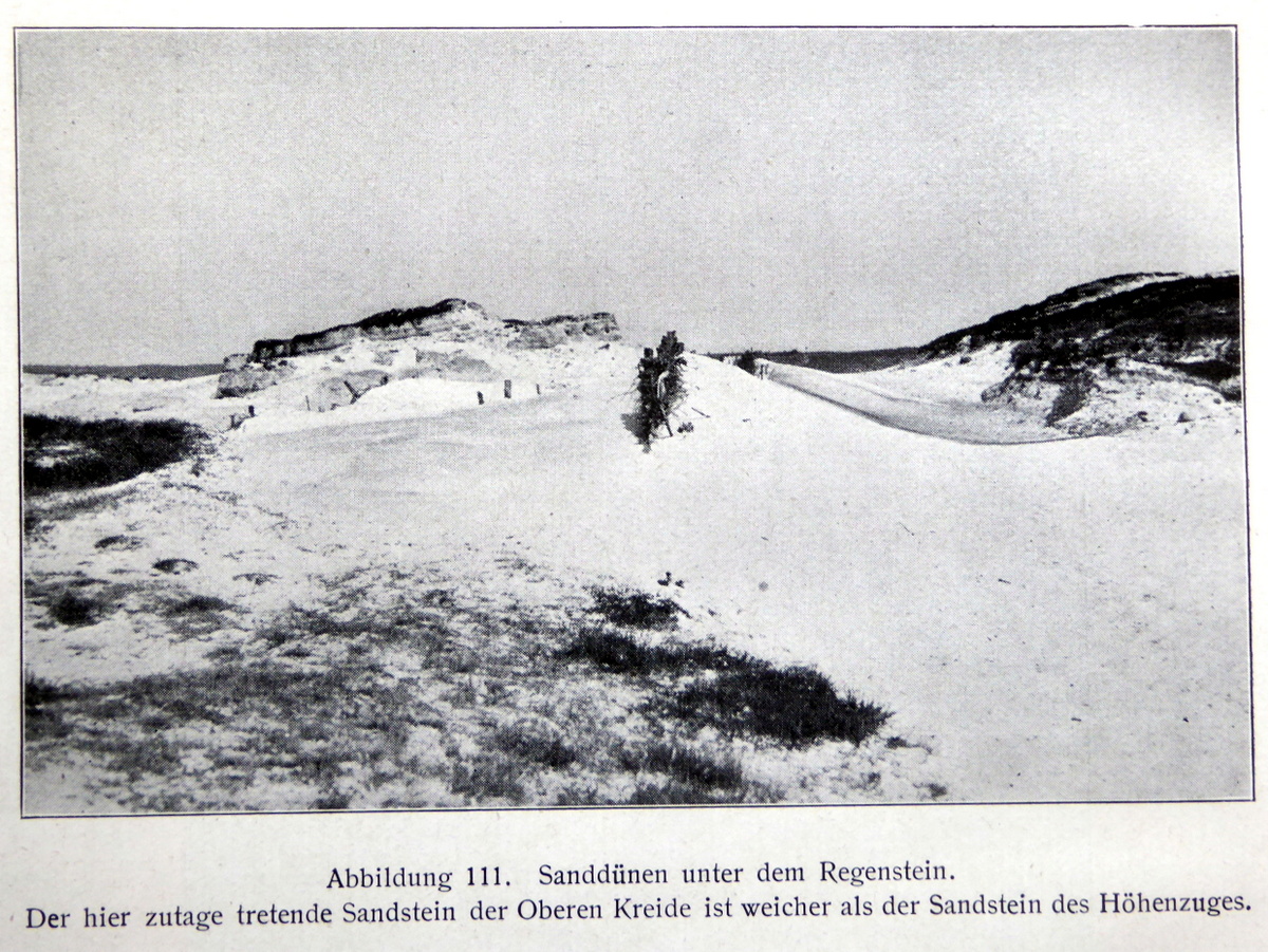 Ansicht der Sandwüste am Heers um 1900