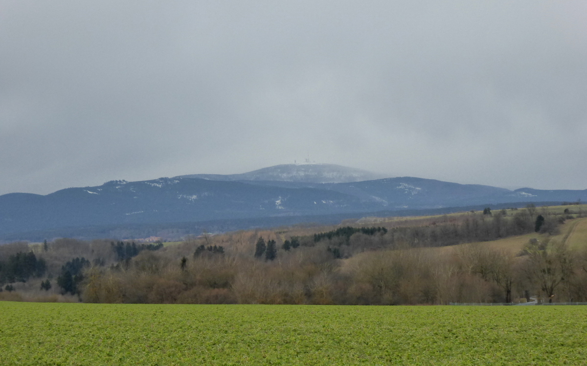 Blick zum Brocken