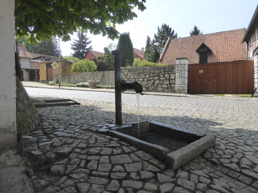 Blick auf den Brunnen