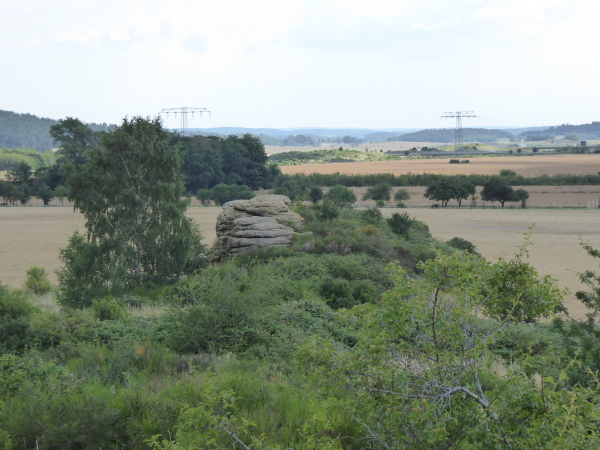 Der östliche Felsen, scheinbar nur ein Block