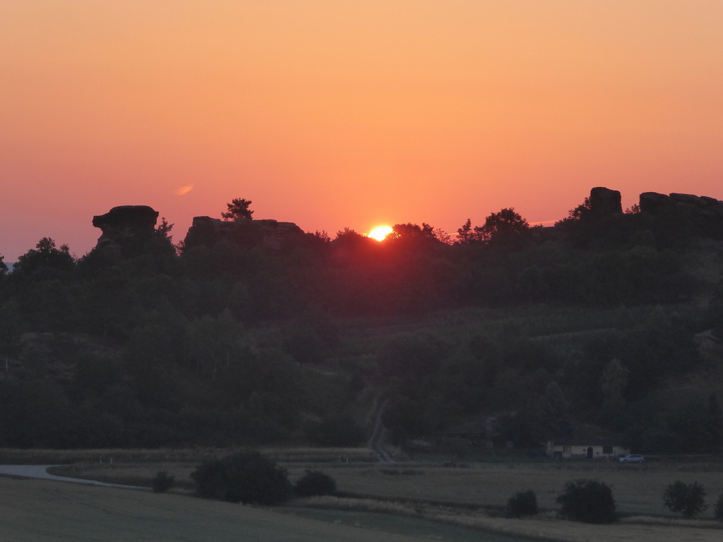 Sonnenaufgang vom Lästerberg am 21.06.