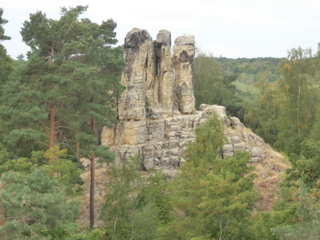 Der Fünf-Fingerfelsen vom Klusfelsen gesehen