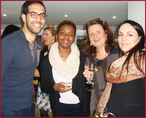 L/R Farouk,Christelle, Catherine & Jenny