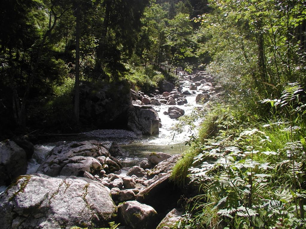 Wasserfälle im mittleren Bereich