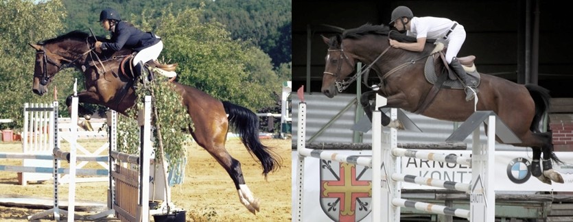 Tout Seul at the age of 4 with Patricia and at the age of 13 with Fabrice