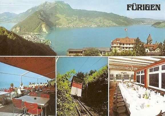 Postkarte des Hotel Fürigen, vermutlich 70er Jahre