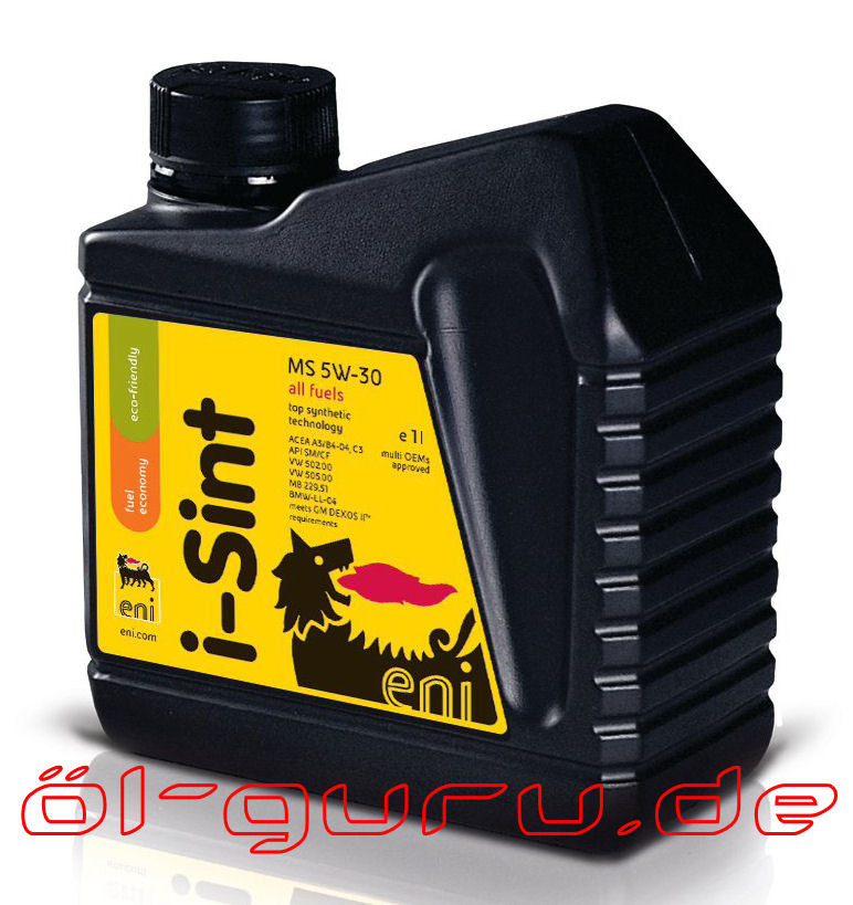 eni i-Sint MS 5W-30 Motoröl 1Liter - ÖLguru.de