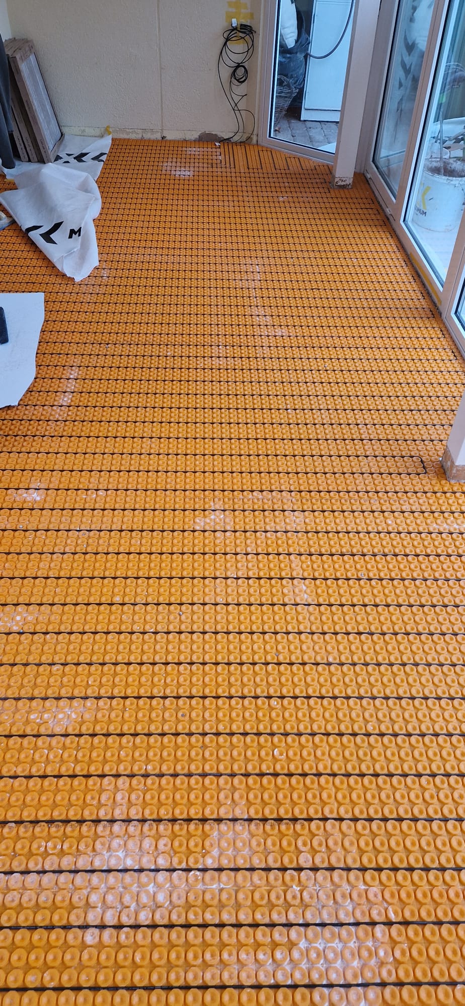 Bodenheizung verlegen