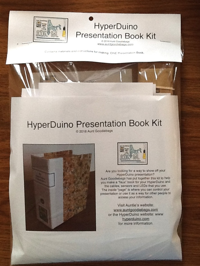 Presentation Book Kit (available in Auntie's Store)