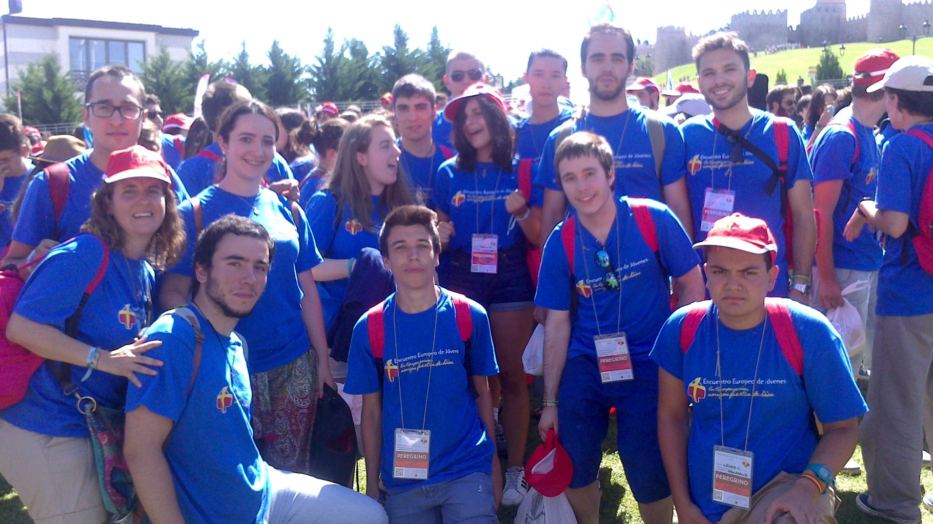 Jóvenes de la parroquia en el Encuentro Europeo de Jóvenes de Ávila - Agosto 2015