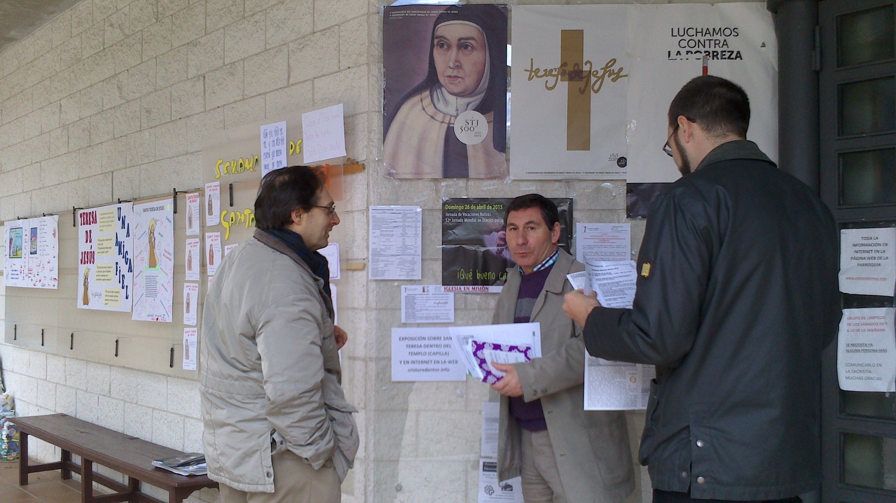 Exposición de Santa Teresa en nuestra parroquia (Semana de Santa Teresa del 18 al 26 de abril)