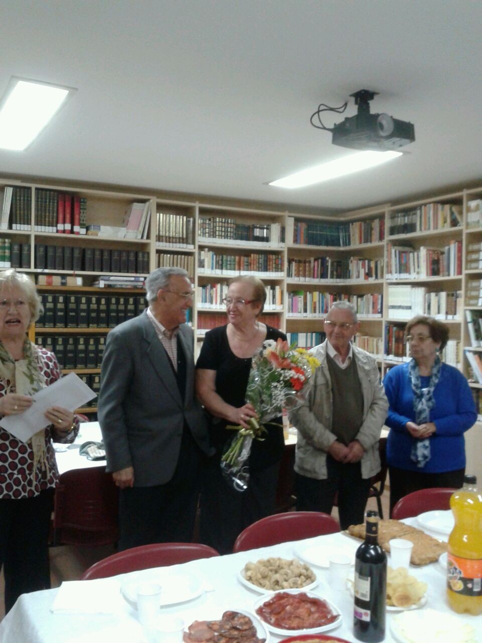 Celebración 50 aniversario de matrimonio en el grupo de adultos