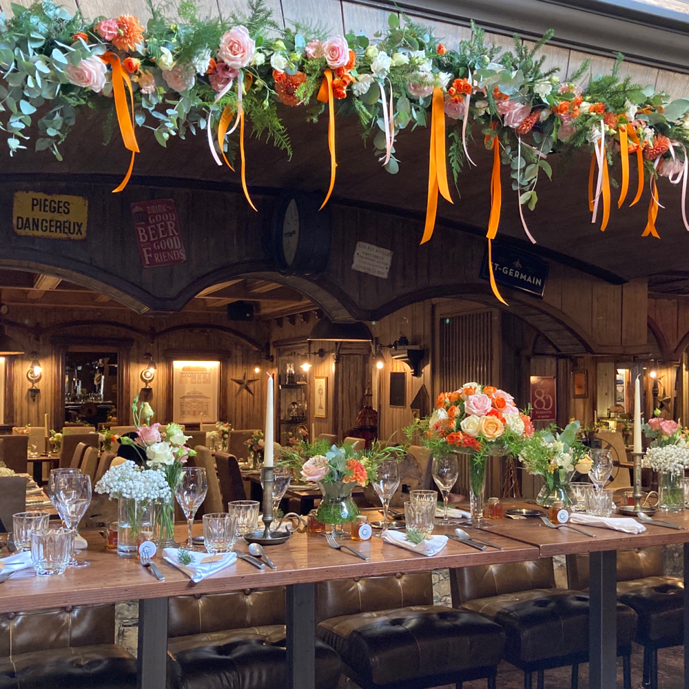 Décoration de table à Courchevel 1650 - Floral by Sylvie Courchevel 