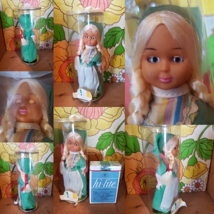 1970年代 内藤ルネDesign レアなそばかす女の子の貯金箱 (内藤 1970年代 内藤ルネDesign レアなそばかす女の子の貯金箱 (内藤