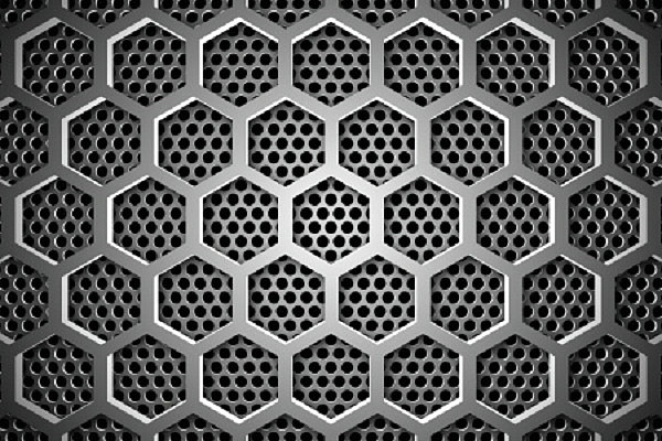 LAMINA PERFORADA BARRENOS REDONDOS (PERFORACIONES REDONDAS) LAMINA NEGRA O GALVANIZADA 2