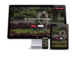 voorbeeld website Q3-facilities Nederland