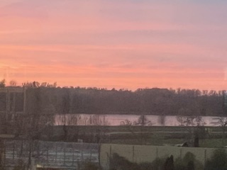 Abendstimmung an der Donau.
