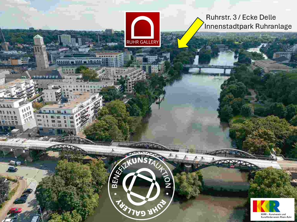 LAGE LAGE LAGE - leicht zu finden ist der Kulturort VILLA ARTIS am rechten Ruhrufer im Innenstadtpark "Ruhranlage"