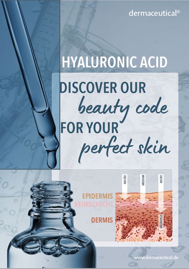 Hyaluron >> der Durstlöscher für trockene Haut, Fältchen und Konturverlust