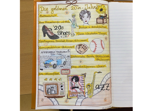 So toll kann ein Hefteintrag sein: Die goldenen 20er!