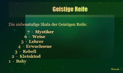 Nirmalo, Reife, 