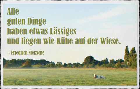 Friedrich Nietzsche, Lässiges, Nirmalo,