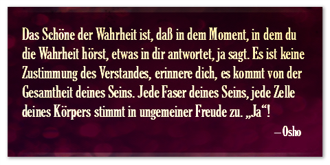Osho, Wahrheit, Nirmalo,