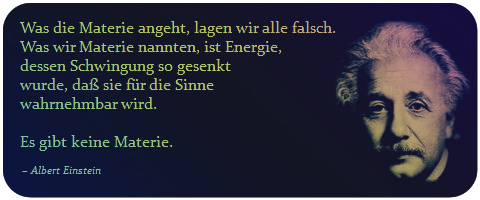 Einstein, Materie, Energie, Nirmalo