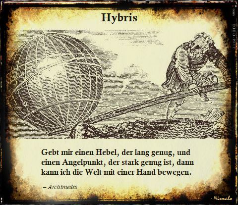 Archimedes, Hybris, Nirmalo,