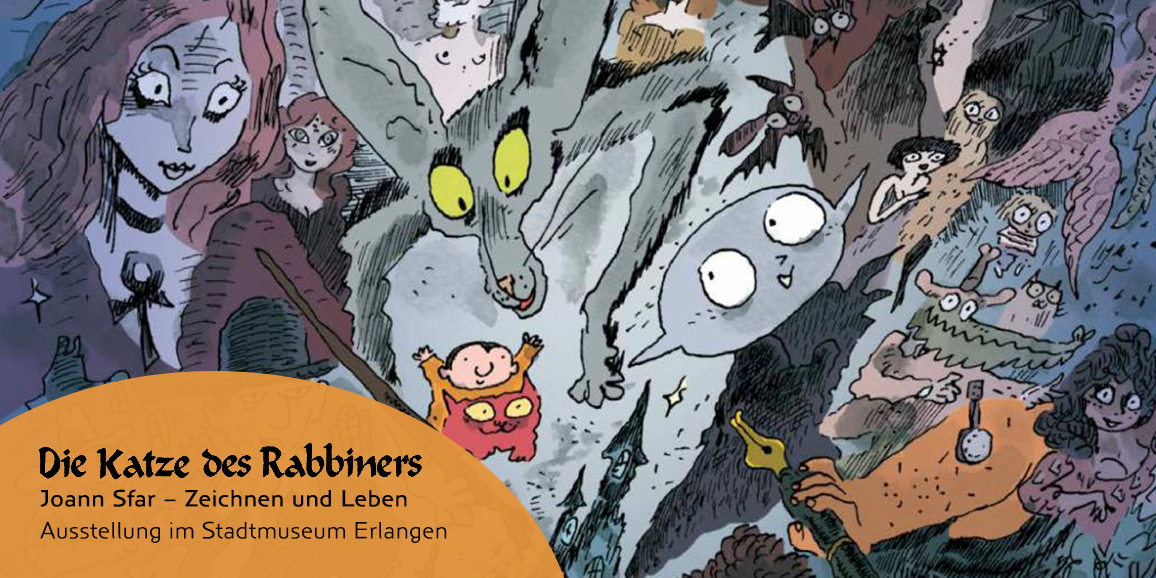 30.05. – 01.09. | Ausstellung Joann Sfar – Zeichnen und Leben | Erlangen