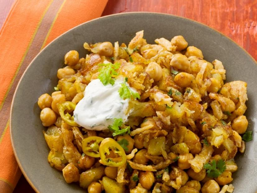 Curried Chickpeas and Potatoes