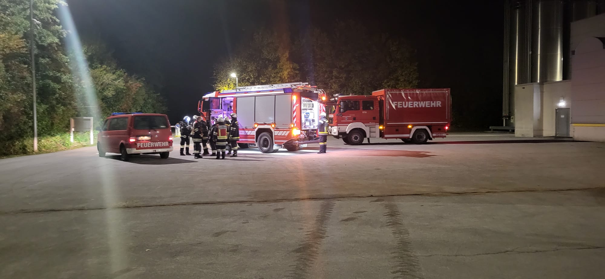 Übung Schadstoffaustritt mit Personenrettung