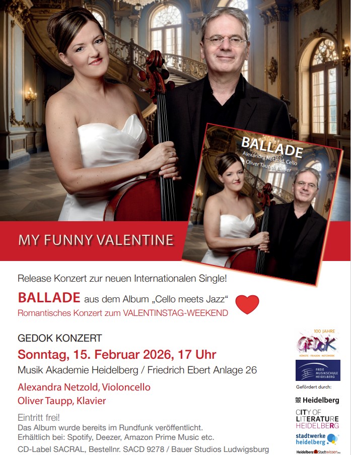 GEDOK - KONZERT  „MY FUNNY VALENTINE ❤️“