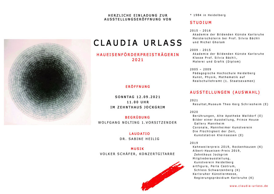 Claudia Urlass im Zehnthaus Jockgrim