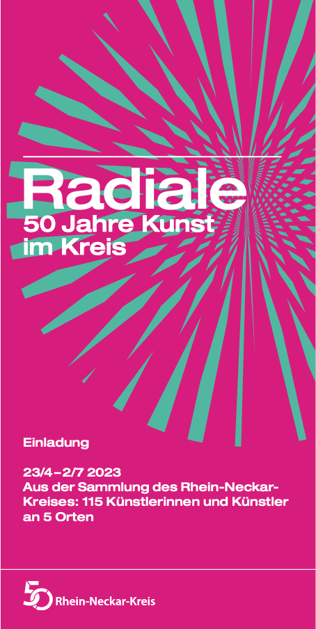 50 Jahre Kunstausstellung RADIALE im Rhein-Neckar Kreis