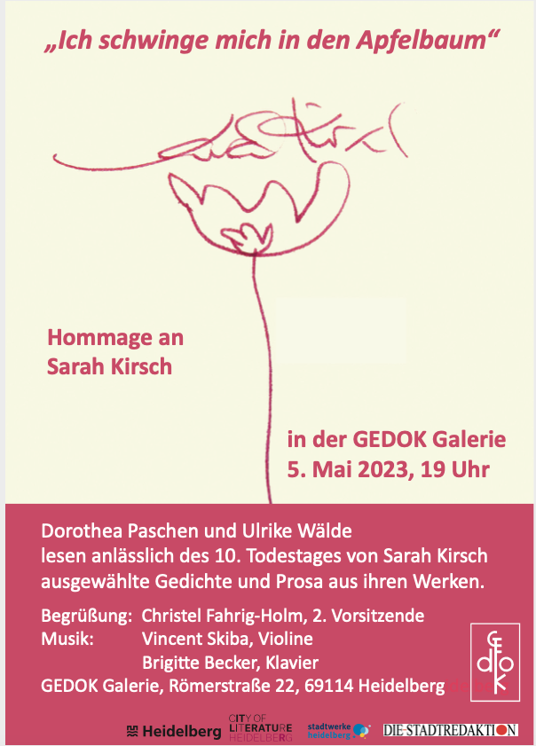 Hommage an Sarah Kirsch