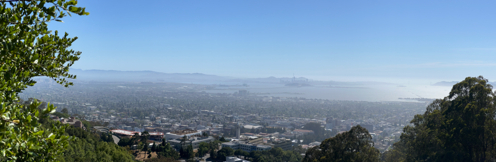 Grizzly Peak Lookout in Berkeley ufem Heiweg :)