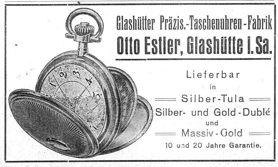 Werbung in Saxoniabericht 1921