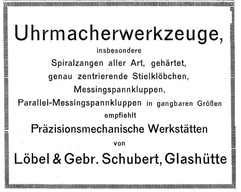 Werbung in Saxoniabericht Nr.22 1922