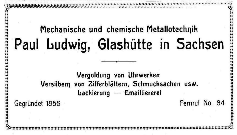 Werbung in Saxoniabericht Nr.23 1923