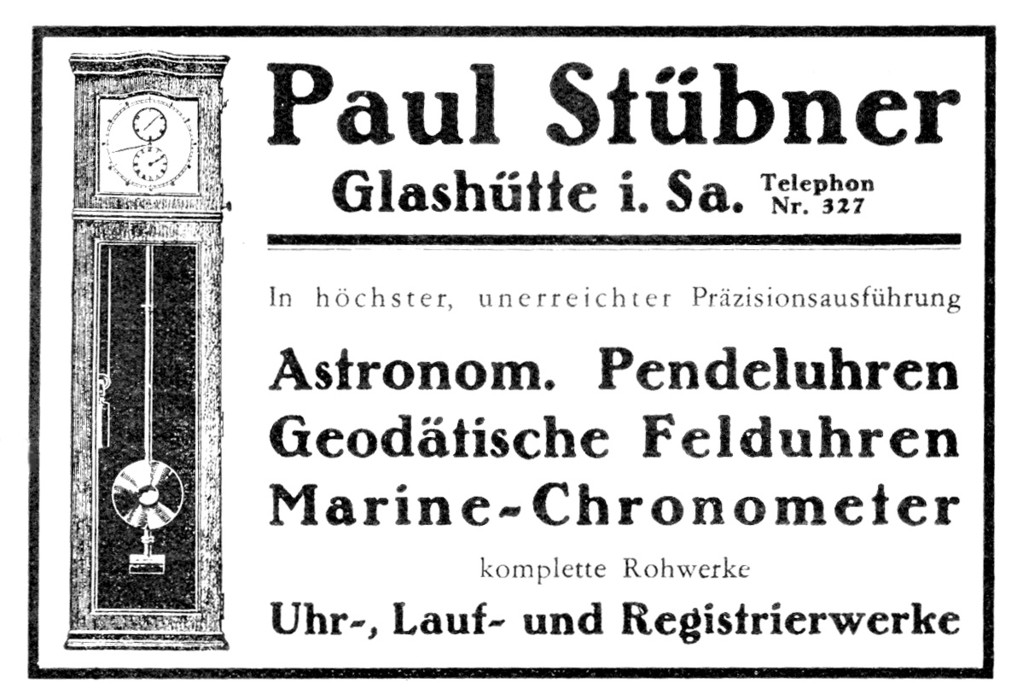 Deutsche Uhrmacher-Zeitung 1932 -die letzte Werbeanzeige