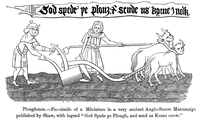 Plough Monday was the start of the farming year - it was the first Monday after Twelfth Night (Epiphany) 6 January.