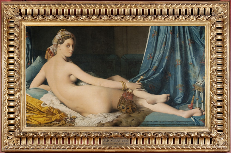 La Grande Odalisque  Une odalisque, dite La Grande Odalisque, Jean Auguste Dominique Ingres
