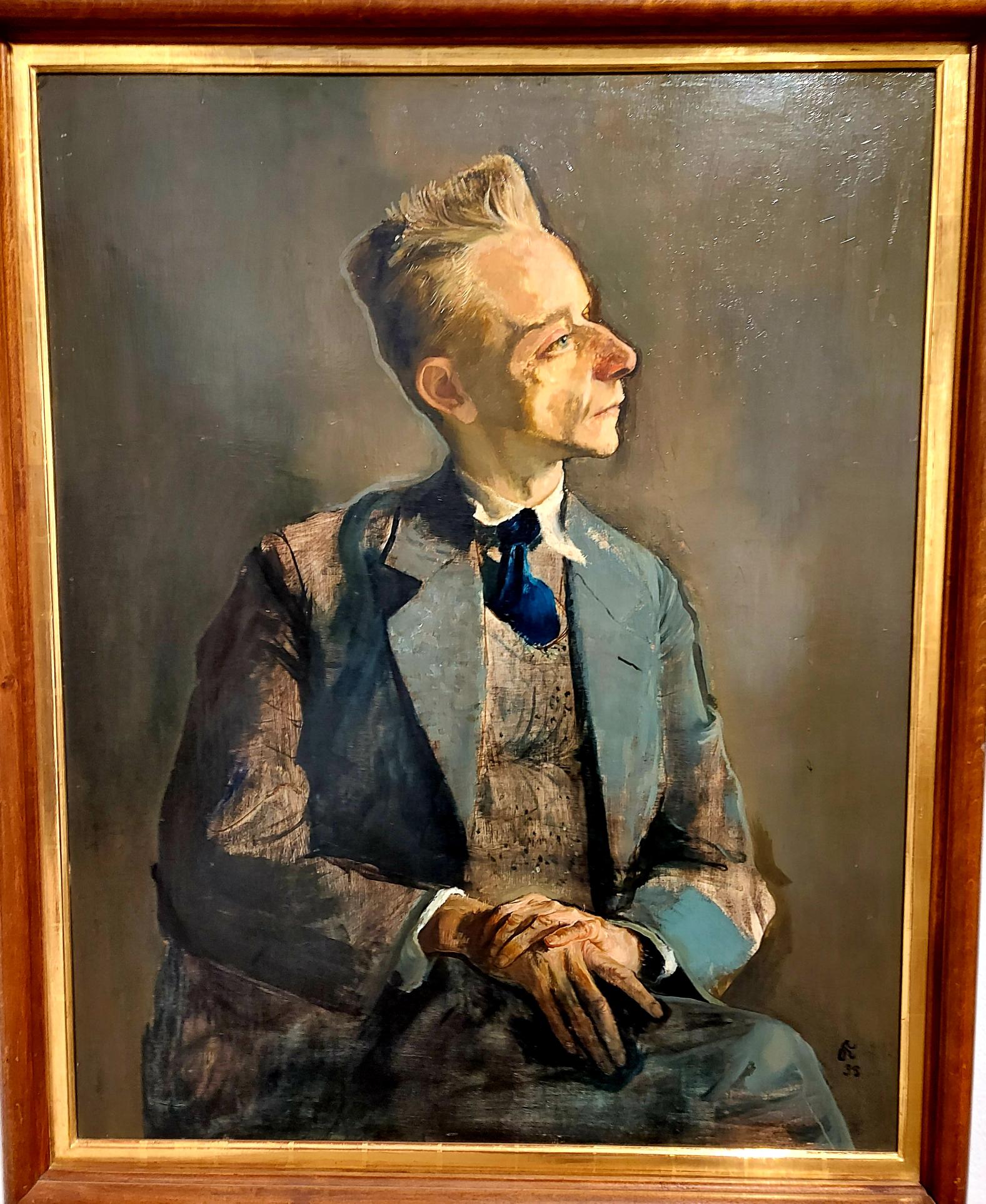 Willi Kriegel (1901 - 1966): "Porträt Willy Eberl", 1933