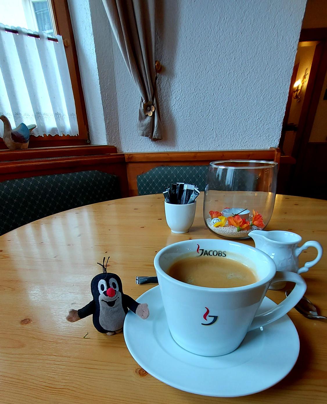 Endlich wieder Kaffee im Hotel Lindenhof / Holzhau!