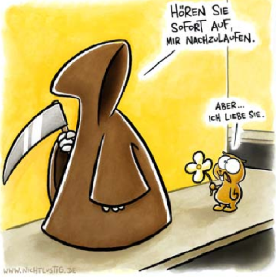 Karikatur von Joscha Sauer (Nicht Lustig) www.nichtlustig.de (Sehr aktuell wegen des Lemmings....)